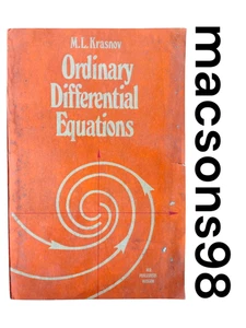 Ordinary Differential Equations by M. L. Krasnov Mir Publishers Moscow 1987 - Picture 1 of 24
