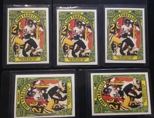 Lote de 5 1986 Topps 1000 Yard Club #3 Walter Payton Salón de la fama Chicago Bears - Imagen 1 de 12