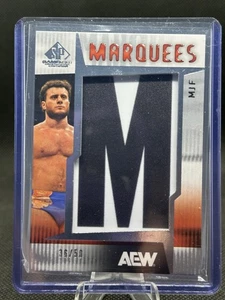 2025 Upper Deck SP Game Used AEW Marquees MJF #/50 Letter “ M “ - Picture 1 of 2