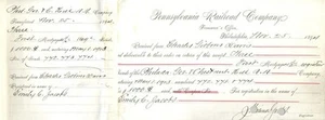 Ferrocarril de Pensilvania 1894 - Filadelfia, Germantown, ferrocarril de Chestnut Hill - Imagen 1 de 1