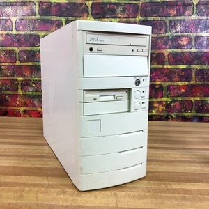 Classic Custom AT Retro Gaming PC Computer Complete w/Drives & Cards for Restore - Picture 1 of 5