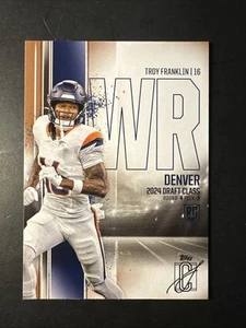 Tarjeta de novato de bronce Topps Signature Class 2025 #102 Troy Franklin Denver Broncos - Imagen 1 de 2