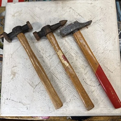 Lote de 3 martillos de carrocería automática sin marca Foto 1 de 4