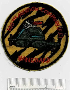 Vietnam War SNOOPY The SNOOPERS 146th Aviation Co Vanguard US Army Cloth Patch - Picture 1 of 2