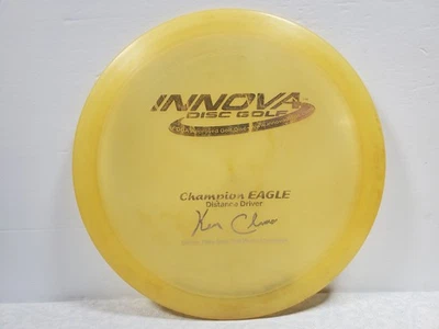 Innova 11x Champion Eagle Ken Climo PFN Yellow disc golf 166 grams - Image 1 of 4
