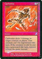 MTG - Scourge - Carbonize - Foil - NM