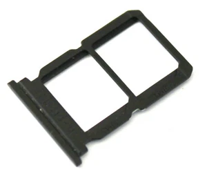 OEM ONEPLUS 5T A5010 REPLACEMENT BLACK DUAL SIM CARD HOLDER TRAY - Picture 1 of 2