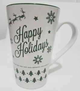 DesignPac Christmas Happy Holidays Coffee Mug Green - Picture 1 of 4