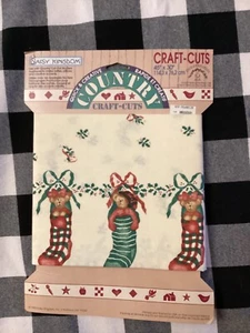 Neu Daisy Kingdom Bordüre Socken & Schleifen Bären Strümpfe Land Handwerk Schnitte C34115 - Bild 1 von 3