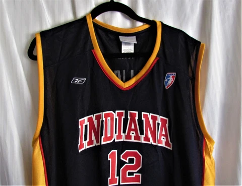 NOS VRY RARE REEBOK #12 WNBA INDIANA FEVER HOF NATALIE WILLIAMS MESH JERSEY 2XL Cover