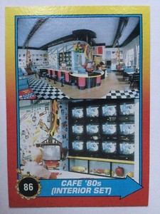 Topps Back To The Future Part II 2 Trading Card 86 Cafe 80’s Interior Set