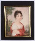 Bernhard Von Schroetter 1772 1842 Lady Posing In Landscape Published Workm