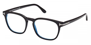Auténticas gafas TOM FORD Rx FT 5868-B 001 negras con lente de demostración 53 mm*NUEVAS* - Imagen 1 de 4