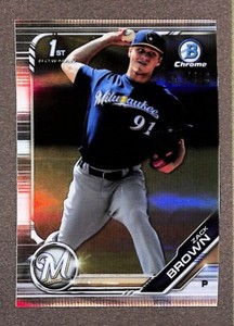2019 Bowman Chrome #BCP-152 Zack Brown 1st Bowman Refractor /499