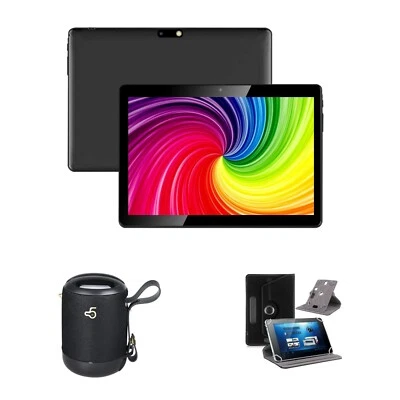 10.1" Inch Android 10.0 Tablet Bundle, (Tablet, Bluetooth Speaker & Case) - Image 1 of 4