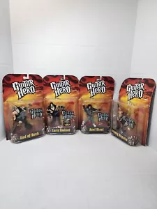 McFarlane Toys Guitar Hero Figures Set Of 4; Steel, Napalm, Ümlaut, God Of Rock - Picture 1 of 5