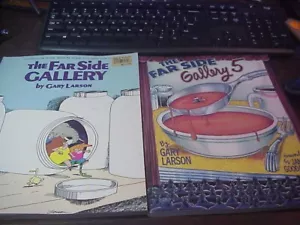 Gary Larson Far Side 7 book lot Humor Comedy Funny Gallery 2, 4, 5 and more - Picture 1 of 8