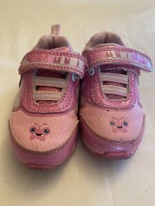 Disney Minnie Mouse Toddler Girls Sneaker Size 6 Pink Light Up & Comfy Shoes