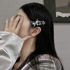 Y2k Irregular Liquid Metal Hairpin Butterfly Zircon Hair Clips Hair Accessories