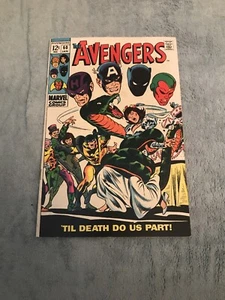 AVENGERS #60 SCHÖNE SILBERZEIT COMIC ECKFALTEN WEISSE SEITEN - Bild 1 von 11