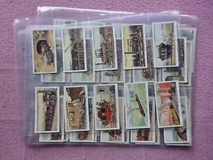 COMPLETE SET - CHURCHMAN - LANDMARKS OF RAILWAY PROGRESS VG a few GD - Picture 1 of 11