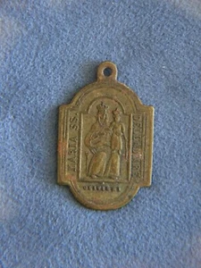 ANTICA MEDAGLIA IN OTTONE-MARIA SANTISSIMA DELL'ALTARE-SANTUARIO MONTE MAIELLA - Imagen 1 de 3