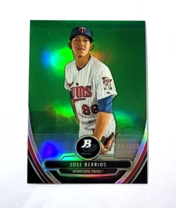 2013 Bowman Platinum Jose Berrios Green Refractor /399 Minnesota Twins #BPCP84 - Picture 1 of 2