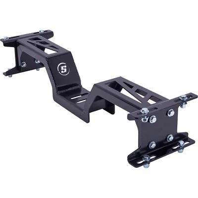 Chevy C10 1967-72 travesaño de transmisión ajustable atornillable, acero calibre 10 Foto 1 de 4