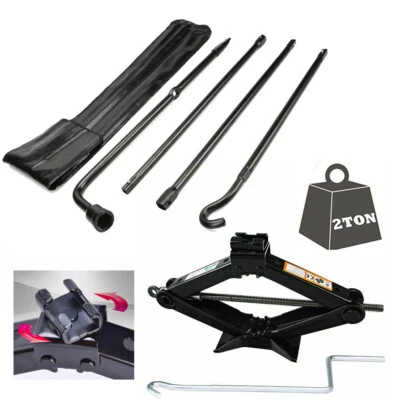 Tools Set Fit Ford F-150 2002-2014 Spare Tire Lug Wrench And 2 Ton Scissor Jack - Image 1 of 4