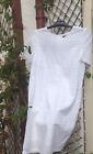 M&S “COLLECTION” White 100% Cotton Broderie Anglais Dress Size 12R...
