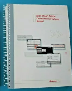 Snap-on MT2500 Solus Modis Scanner 04 Asian Import Vehicle Communication Manual - Bild 1 von 5