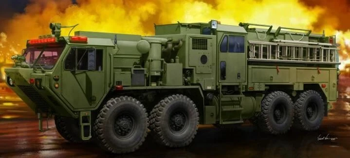 1/35 Trumpeter M1142 HEMTT Tactical Fire Fighting Truck - Image 1 of 1