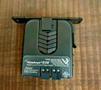 Veris Hawkeye 938 数字电流开关/继电器组合 2.5-135A 范围 24VAC 线圈 — 第 1/3 张图片