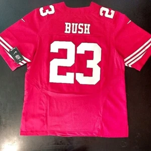 NWT San Francisco 49ers Reggie Bush Jersey Size 52 Nike On Field 23 Stitched XL - Picture 1 of 12