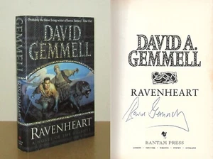 David A Gemmell - Ravenheart - Signed - 1st/1st (2001 First Edition DJ) - Foto 1 di 5
