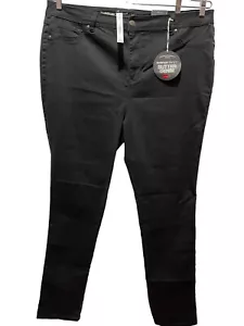 AVENUE BUTTER DENIM SKINNY SIZE 22 CHARCOAL GRAY NEW - Picture 1 of 6