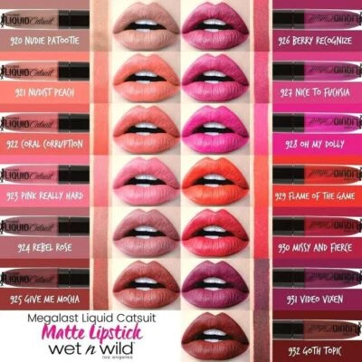 Wet N Wild Megalast Liquid Catsuit High Shine Matte liquid Lipstick choose shade - Image 1 of 4
