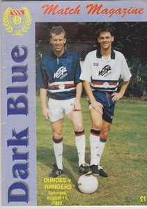 Programme / Programma Dundee v Glasgow Rangers 15-08-1992 - Bild 1 von 1
