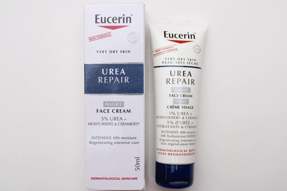 Eucerin Dry Skin Replenishing Face Night Cream - 5 Urea 50ml