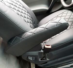 Autositzbezüge nach Maß für Fahrersitz + 2x Armlehne passend für VW Multivan T5
