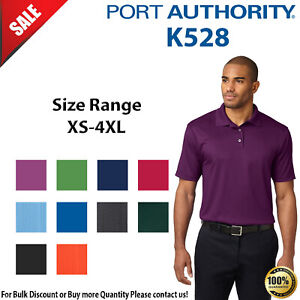 Port Authority K528 Mens Short Sleeve Performance Fine Jacquard Polo Shirt
