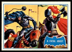 1989 Topps Batman Deluxe Reissue Edition A Fatal Joust #34B