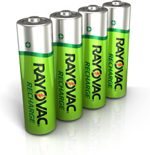 Rayovac Rechargeable AA Batteries, Double A Batteries (4 Count) 
