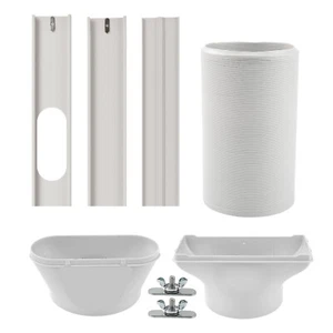 Kit de ventilación de ventana de CA portátil para fácil instalación sello de manguera ajustable EE. UU. - Imagen 1 de 9