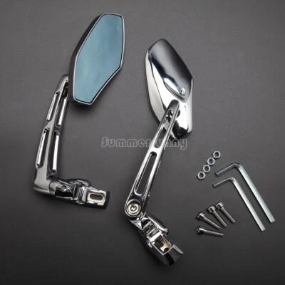 For Honda CBR 600 F3 F4i 900 929 954 1000 RR Anti Glare Sports Rearview Mirrors - Image 1 of 4