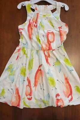 Vestido para niñas Crazy 8 pájaros talla 5 Foto 1 de 3