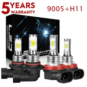 For Subaru Impreza Hatchback 4-Door 2008-2023 LED Headlight Hi-Lo Beam Bulbs Kit - Picture 1 of 16