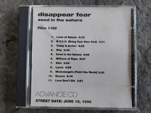 disappear fear - Seed In The Sahara - Promo CD - (Bob Dylan, Sonia Rutstein) - Bild 1 von 2