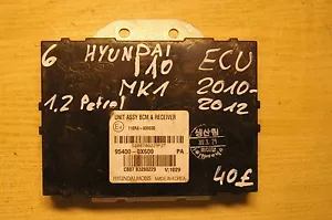 Unidad de control motor gasolina Hyundai i10 mk1 1.2 ECU 10-12 95400-0X600 - Imagen 1 de 5