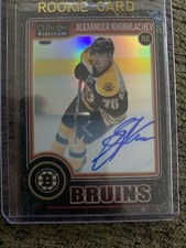 14/15 O-Pee-Chee Platinum Rookie Auto Black Ice /99 #RA-15 Alexander Khokhlachev